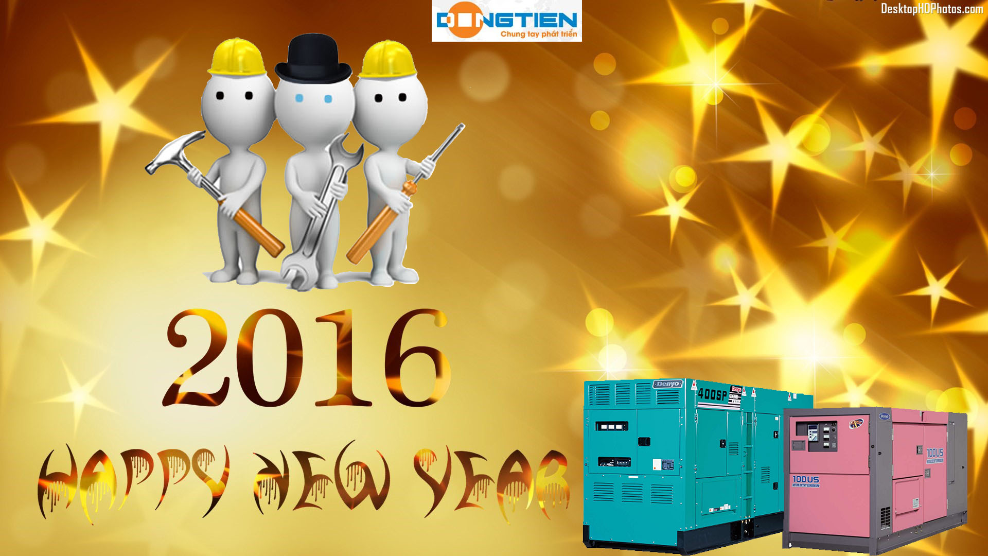 máy phát điện Đồng Tiến chúc mừng năm mới